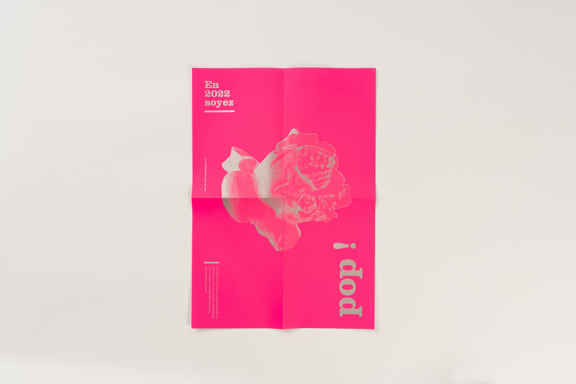 Carte de vœux annuelle Gymnase de Renens