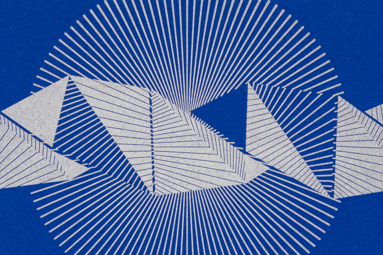 Carton d'invitation pour l'exposition Amstutz